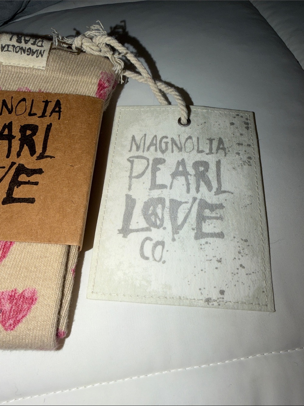 Magnolia Pearl Cotton Heart Socks, NWT - Picture 9 of 10